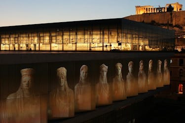 Visita guiada noturna ao Museu da Acrópole às sextas-feiras com jantar opcional